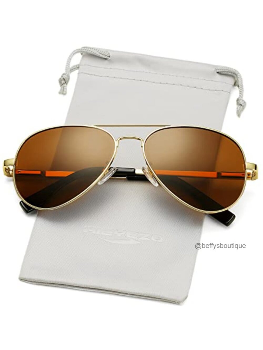 Classic Aviator Polarized Sunglasses Metal Frame UV400 Protection Unisex